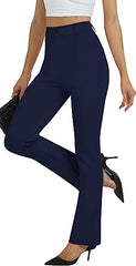 Women Slacks Pants Business Casual Yoga Dress Pants - morefiz