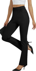 Women Slacks Pants Business Casual Yoga Dress Pants - morefiz