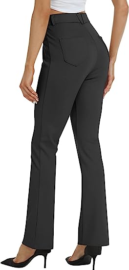 Women Slacks Pants Business Casual Yoga Dress Pants - morefiz