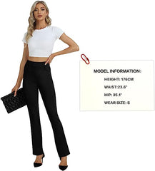 Women Slacks Pants Business Casual Yoga Dress Pants - morefiz