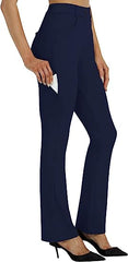 Women Slacks Pants Business Casual Yoga Dress Pants - morefiz