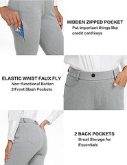 Women Slacks Pants Business Casual Yoga Dress Pants - morefiz