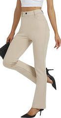 Women Slacks Pants Business Casual Yoga Dress Pants - morefiz