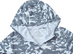 Women's Full Zip UPF 50+ Sun Protection Jacket Hoodie Lightweight Camo Hiking Shirt - morefiz