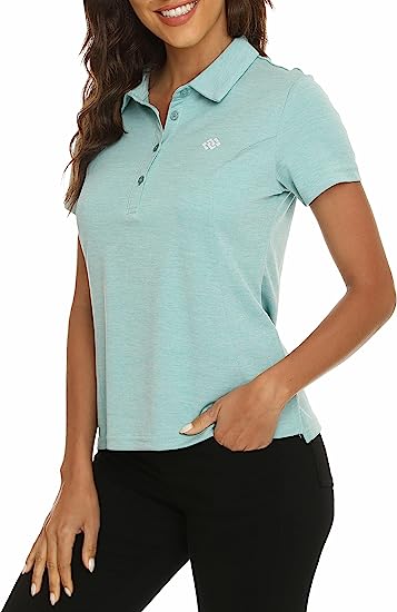 Women's Golf Polo Shirts Short Sleeve Tennis Shirts Athletic Tops - morefiz