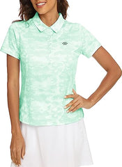 Women's Golf Polo Shirts Short Sleeve Tennis Shirts Athletic Tops - morefiz