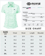 Women's Golf Polo Shirts Short Sleeve Tennis Shirts Athletic Tops - morefiz