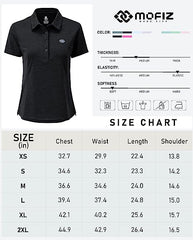 Women's Golf Polo Shirts Short Sleeve Tennis Shirts Athletic Tops - morefiz