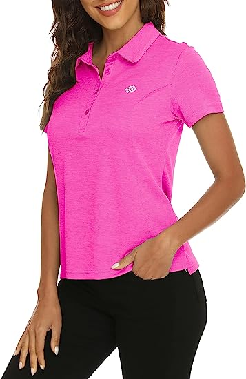 Women's Golf Polo Shirts Short Sleeve Tennis Shirts Athletic Tops - morefiz