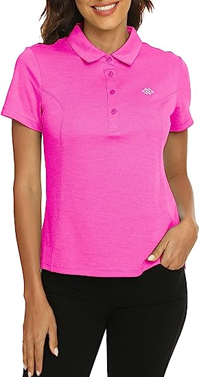 Women's Golf Polo Shirts Short Sleeve Tennis Shirts Athletic Tops - morefiz