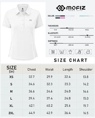 Women's Golf Polo Shirts Short Sleeve Tennis Shirts Athletic Tops - morefiz