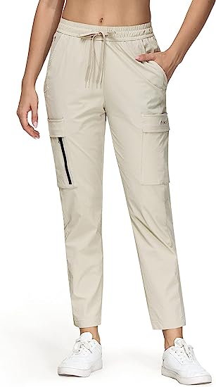 Women's quick-drying waterproof outdoor sports cargo pants - morefiz