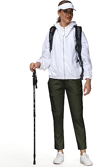 Women's quick-drying waterproof outdoor sports cargo pants - morefiz