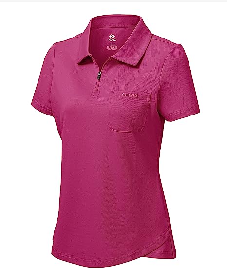 Women's Short-Sleeve Polo Golf Quick Dry Athletic Shirts - morefiz