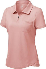 Women's Short-Sleeve Polo Golf Quick Dry Athletic Shirts - morefiz