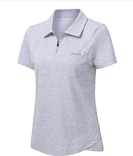 Women's Short-Sleeve Polo Golf Quick Dry Athletic Shirts - morefiz