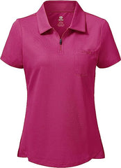 Women's Short-Sleeve Polo Golf Quick Dry Athletic Shirts - morefiz