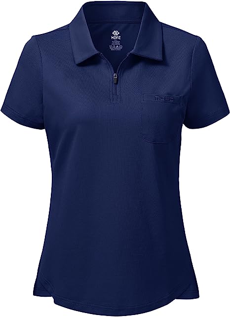 Women's Short-Sleeve Polo Golf Quick Dry Athletic Shirts - morefiz