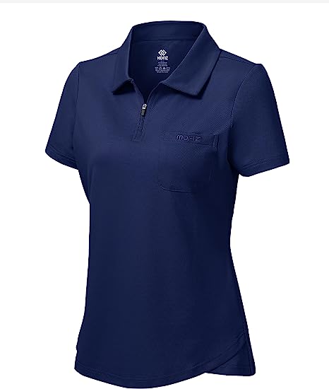 Women's Short-Sleeve Polo Golf Quick Dry Athletic Shirts - morefiz