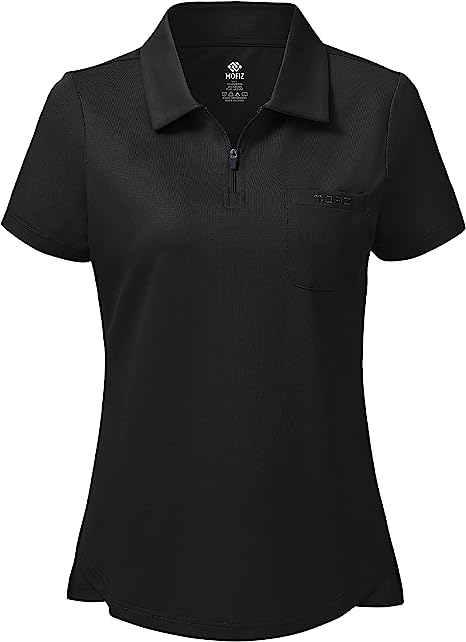 Women's Short-Sleeve Polo Golf Quick Dry Athletic Shirts - morefiz