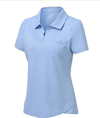 Women's Short-Sleeve Polo Golf Quick Dry Athletic Shirts - morefiz