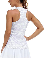 Women's sleeveless golf tennis shirt Quick drying sports T-shirt - morefiz