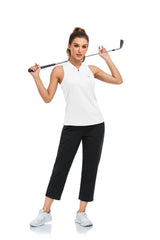 Women's sleeveless golf tennis shirt Quick drying sports T-shirt - morefiz