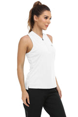 Women's sleeveless golf tennis shirt Quick drying sports T-shirt - morefiz