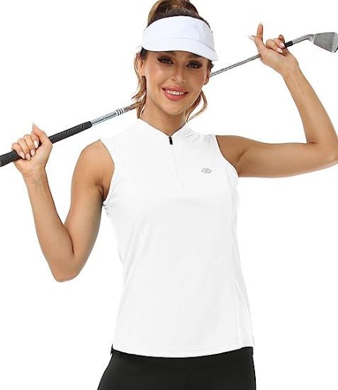 Women's Sleeveless Tennis Shirt 50+ Sun Protection Sportswear T-Shirts - morefiz