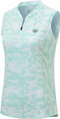 Women's Sleeveless Tennis Shirt 50+ Sun Protection Sportswear T-Shirts - morefiz