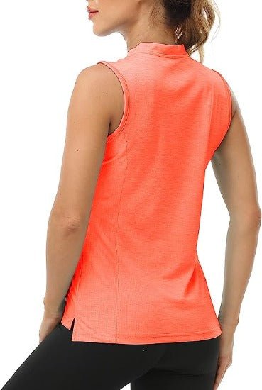 Women's Sleeveless Tennis Shirt 50+ Sun Protection Sportswear T-Shirts - morefiz