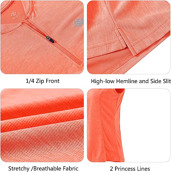 Women's Sleeveless Tennis Shirt 50+ Sun Protection Sportswear T-Shirts - morefiz