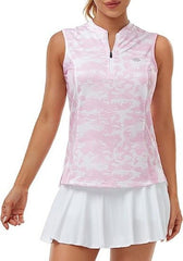 Women's Sleeveless Tennis Shirt 50+ Sun Protection Sportswear T-Shirts - morefiz