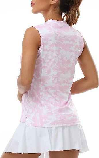 Women's Sleeveless Tennis Shirt 50+ Sun Protection Sportswear T-Shirts - morefiz