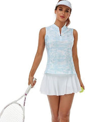 Women's Sleeveless Tennis Shirt 50+ Sun Protection Sportswear T-Shirts - morefiz