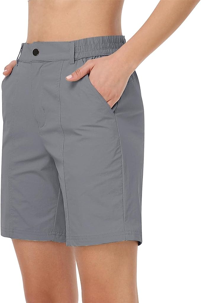 Women's Stretch Quick Dry Lightweight Golf Active Shorts Outdoor Summer Shorts - morefiz