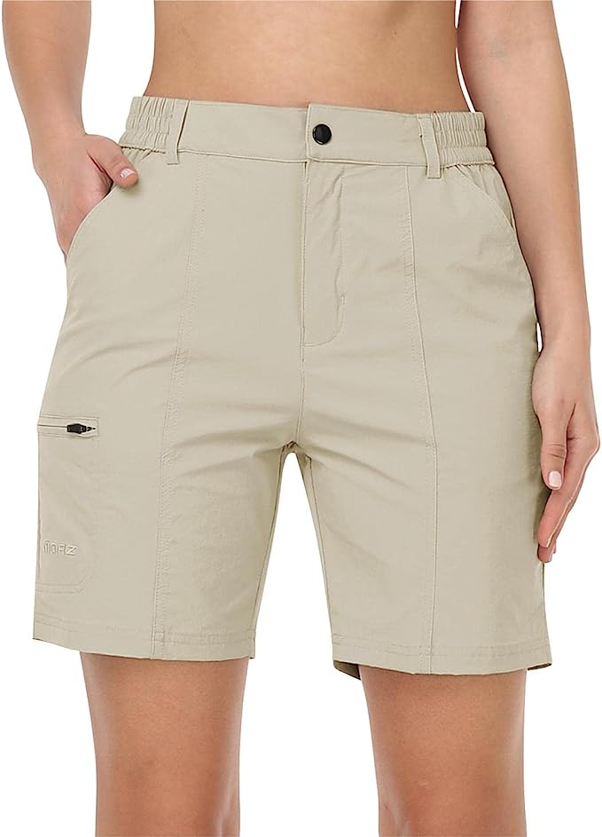 Women's Stretch Quick Dry Lightweight Golf Active Shorts Outdoor Summer Shorts - morefiz