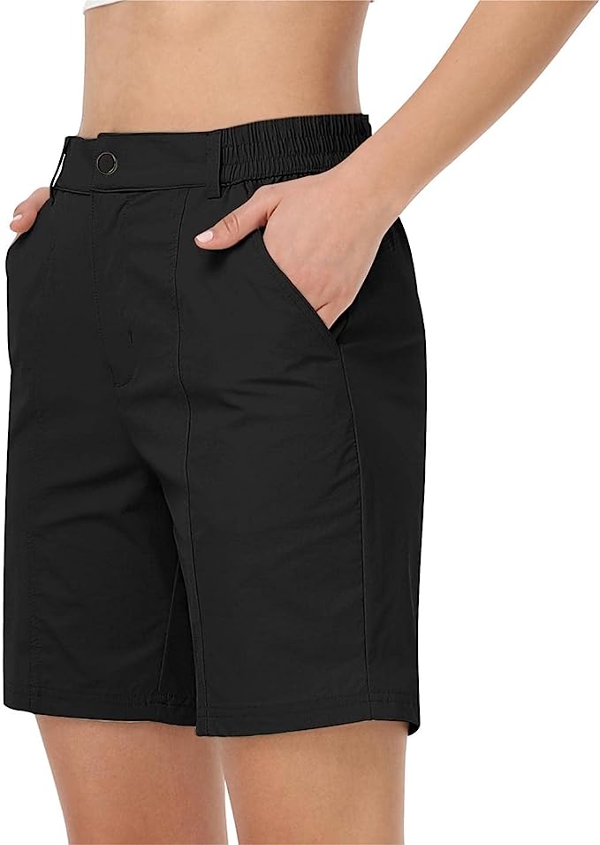 Women's Stretch Quick Dry Lightweight Golf Active Shorts Outdoor Summer Shorts - morefiz