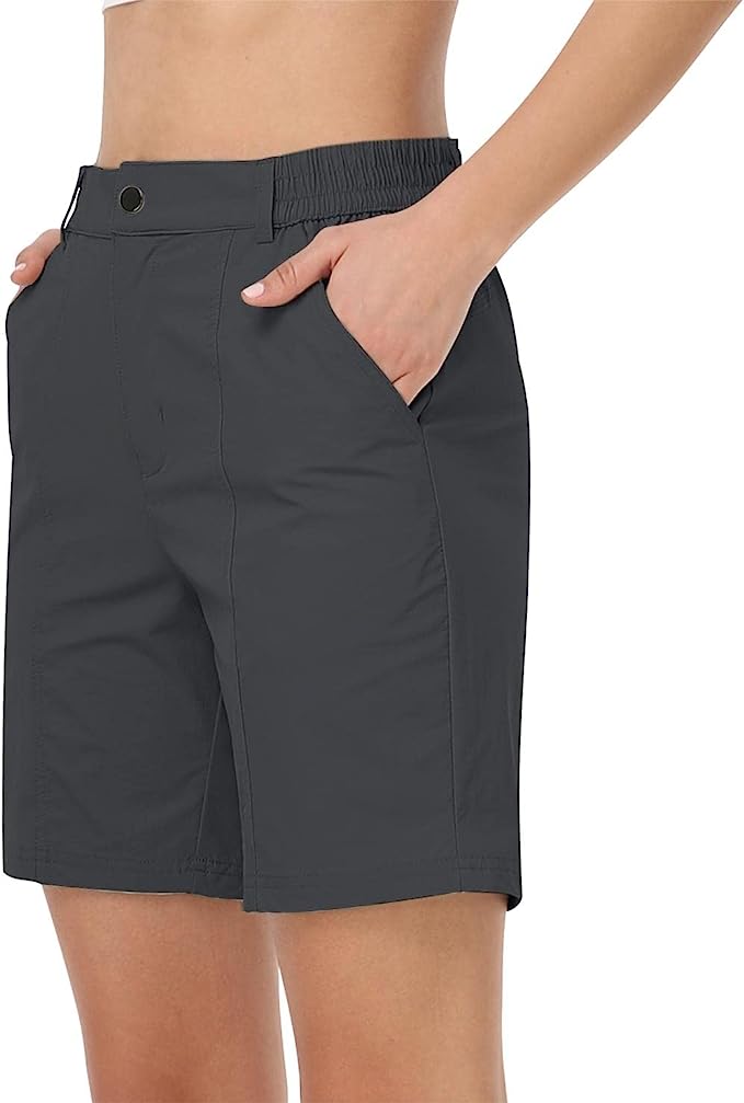 Women's Stretch Quick Dry Lightweight Golf Active Shorts Outdoor Summer Shorts - morefiz