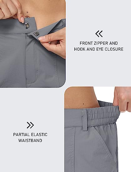 Women's Stretch Quick Dry Lightweight Golf Active Shorts Outdoor Summer Shorts - morefiz