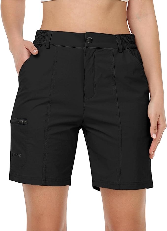 Women's Stretch Quick Dry Lightweight Golf Active Shorts Outdoor Summer Shorts - morefiz