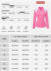 Women's Zipper Golf Tennis Polo Shirts Long Sleeve Quick Dry Tops Slim - morefiz